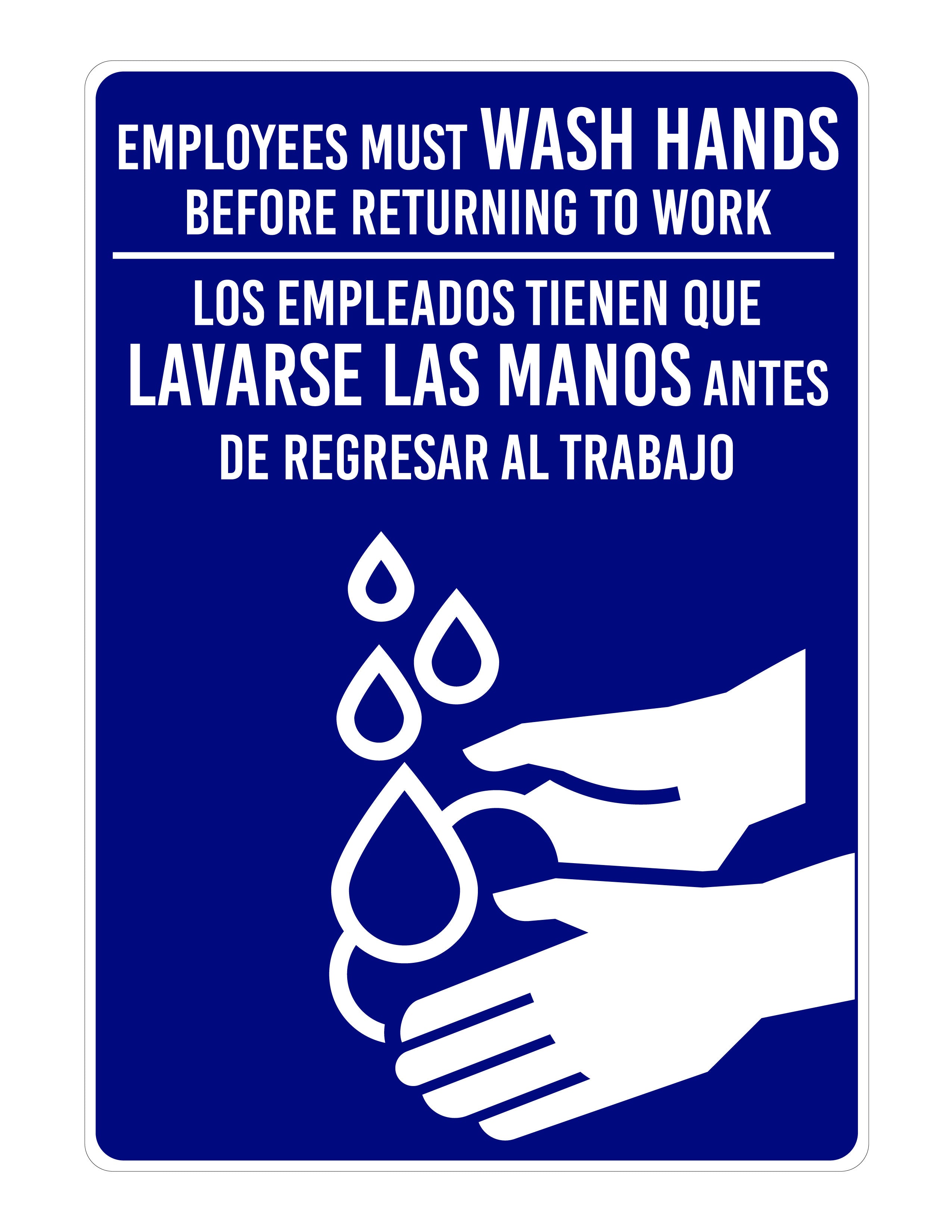 Wash Hands Employees