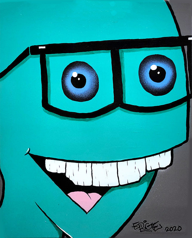Wood tooth Todd-Wood frame canvas