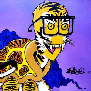 Tiger Todd Canvas Wall Art – Wood Frame Print